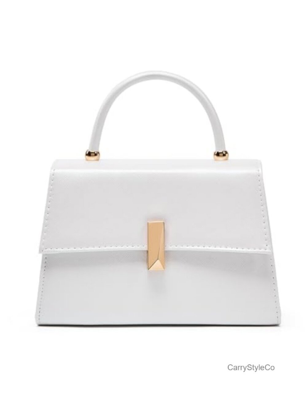 MUDUO PU Leather Evening Clutch Top Handle Satchel Detachable Crossbody Chain